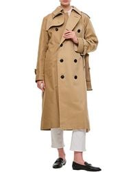 Sacai - Double Breasted Trench Coat - Lyst