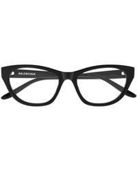 Balenciaga - Eyewear Cat Eye Frame Glasses - Lyst