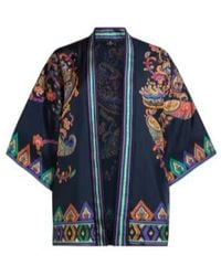 Etro - Pattern-Printed Open-Front Jacket - Lyst