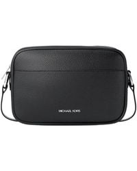 Michael Kors - Jet Set Large Pebbled Leather Camera Crossbody Bag - Lyst