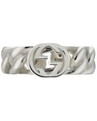 Gucci - Interlocking Ring - Lyst
