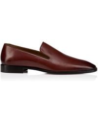 Christian Louboutin - Danny Flex Leather Loafers - Lyst