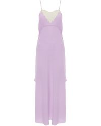 Chloé - Chloé Thin-Strap Midi Dress - Lyst