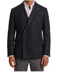 Tagliatore - New York Double-Breasted Virgin Wool Jacket - Lyst