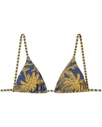 Eres - Hamac Printed Triangle Bikini Top - Lyst
