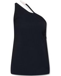 Givenchy - One Shoulder Cut-Out Top - Lyst