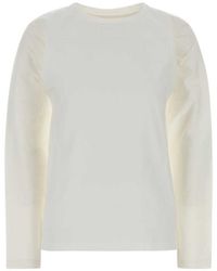 Jil Sander - Back Cutout Long Sleeve T-Shirt - Lyst
