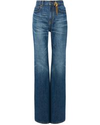 Chloé - Chloé Charm High-Rise Straight-Leg Jeans - Lyst