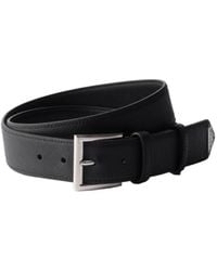 Prada - Triangle-Logo Belt - Lyst