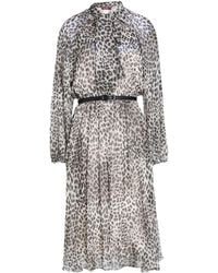 Max Mara - Midi Dress Silk - Lyst