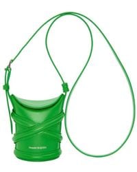 McQueen - The Curve Mini Crossbody Bag - Lyst