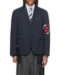 Thom Browne - Bar Single-Breasted Blazer - Lyst