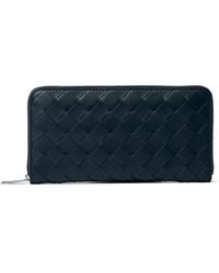 Bottega Veneta - Intrecciato Zip Around Wallet - Lyst