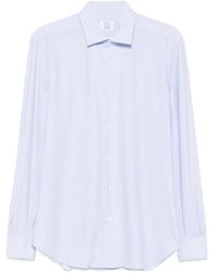 Mazzarelli - Lapel Long Sleeve Shirt - Lyst