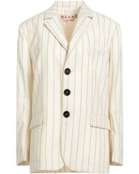Marni - Striped Suit Jacket - Lyst