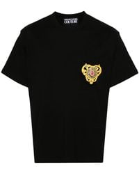 Versace - Jeans Couture Heart Couture Crewneck T-Shirt - Lyst