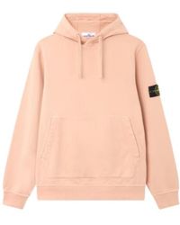 Stone Island - Logo Patch Drawstring Hoodie - Lyst