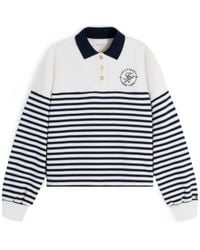 Tommy Hilfiger - Striped Long-Sleeve Polo Shirt - Lyst