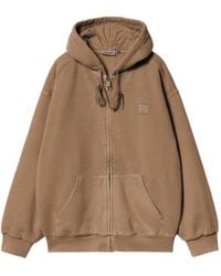Carhartt - Logo Zip-Up Hooded Jacket - Lyst