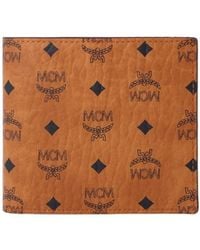 MCM - Visetos-Print Billfold Wallet - Lyst