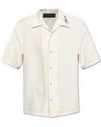 Amiri - Ma Logo Embroidered Short-Sleeved Shirt - Lyst