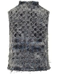 DIESEL - De-Tapi-Fsh1 Sleeveless Top - Lyst