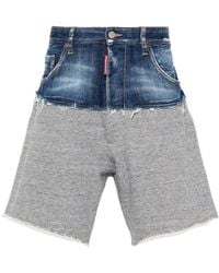 DSquared² - Distressed Relax Shorts - Lyst