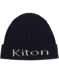 Kiton - Ribbed-Knit Cashmere Beanie Hat - Lyst