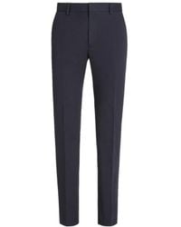 ZEGNA - Straight-Leg Tailored Trousers - Lyst