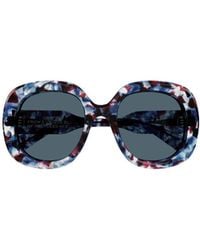 Chloé - Chloé Eyewear Round Frame Sunglasses - Lyst