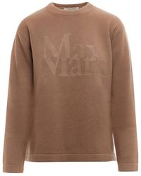 Max Mara - Logo Knitted Pullover - Lyst