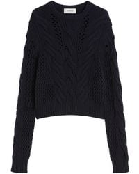 Sportmax - Crewneck Long-Sleeved Jumper - Lyst