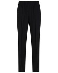 Fabiana Filippi - Elastic-Waist Straight Pants - Lyst