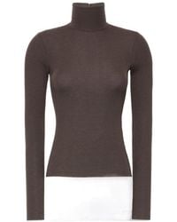Max Mara - Mxscavallo Ribbed Turtleneck Top - Lyst