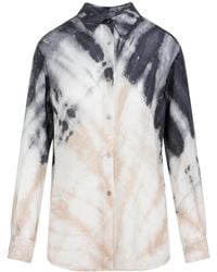 Gabriela Hearst - Ferrara Tie-Dye Shirt - Lyst
