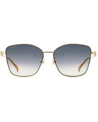 Gucci - Specialized Fit Butterfly Sunglasses - Lyst