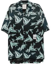 Maison Mihara Yasuhiro - Pattern-Printed Short-Sleeved Shirt - Lyst