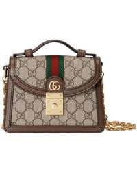 Gucci - Ophidia Gg Monogram Mini Shoulder Bag - Lyst