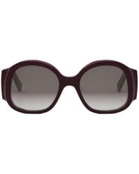 Celine - Logo Sunglasses - Lyst