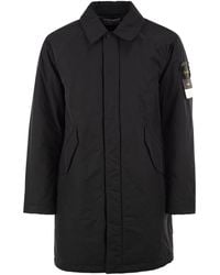 Stone Island - Micro Reps Quilted Long Jacket - Lyst