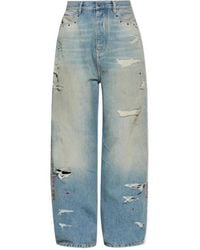 Amiri - Distressed Embellished Jeans - Lyst