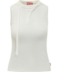 DIESEL - Sleeveless Tops - Lyst