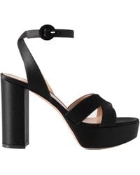 Gianvito Rossi - Sabrina Platform Strappy Sandals - Lyst