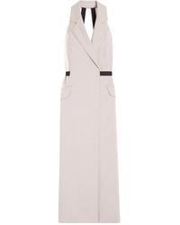 Max Mara - Cime Halterneck Midi Dress - Lyst