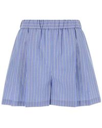 Marni - Striped Pattern Elastic Waist Shorts - Lyst
