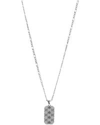 Gucci - Logo Pendant Necklace - Lyst