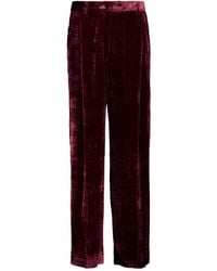 La DoubleJ - La Doublej Loose Fit Velvet Pants - Lyst