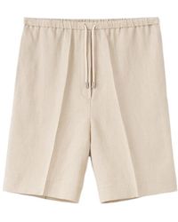 TOTEME - Pressed-Crease Shorts - Lyst