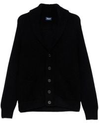 Drumohr - Shawl-Collar Buttoned Cardigan - Lyst