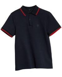 Gucci - Logo Embroidered Short-Sleeved Polo Shirt - Lyst
